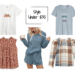 J.Crew Factory spooky pup tee, Old Navy floral high neck blouse, Amazon pajamas, 1901 Autumn Is a State Of Mind tee, Universal Thread plaid top