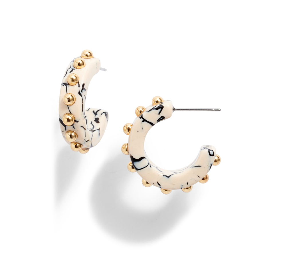 Lele Sadoughi hoop earrings