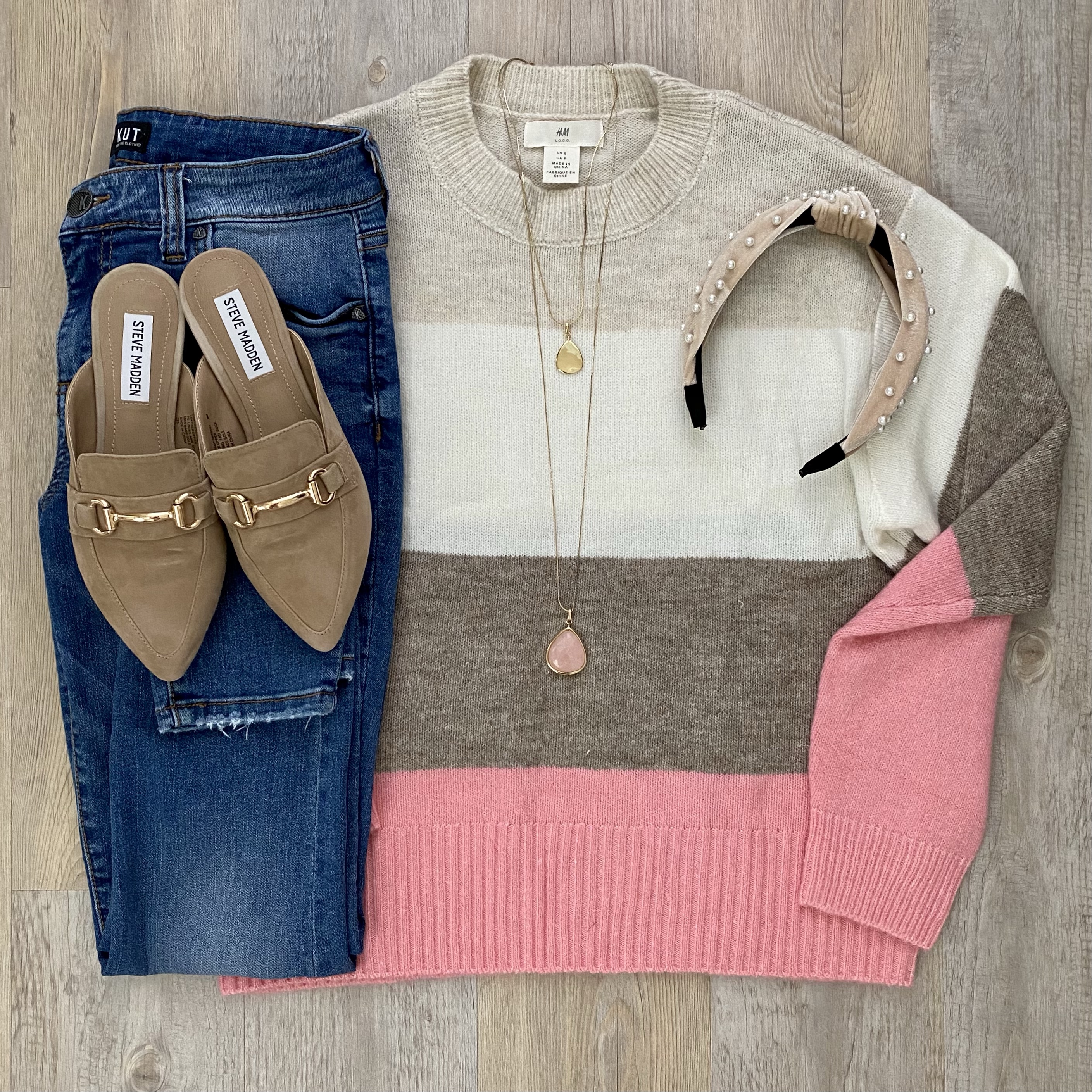 H&M striped sweater