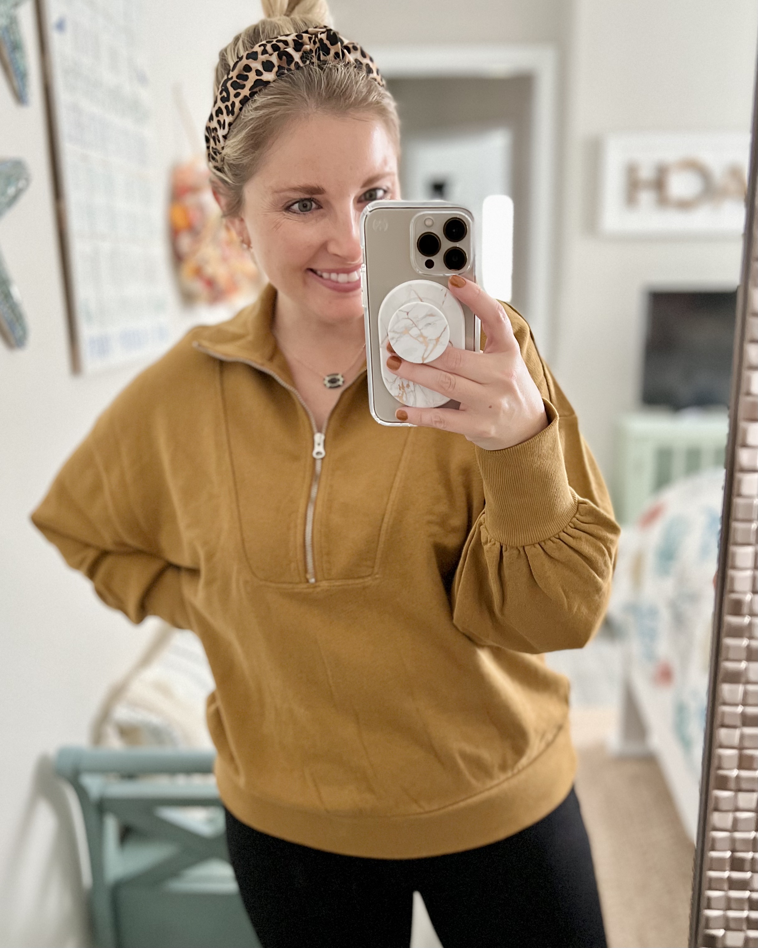 LOFT half zip pullover