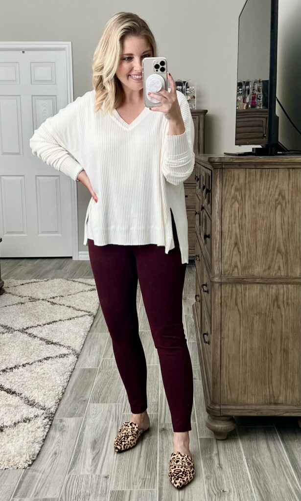 Wild Fable thermal pullover top