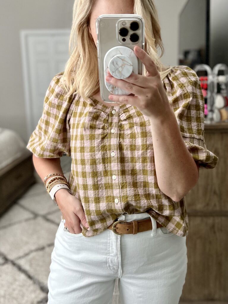 Universal Thread plaid top