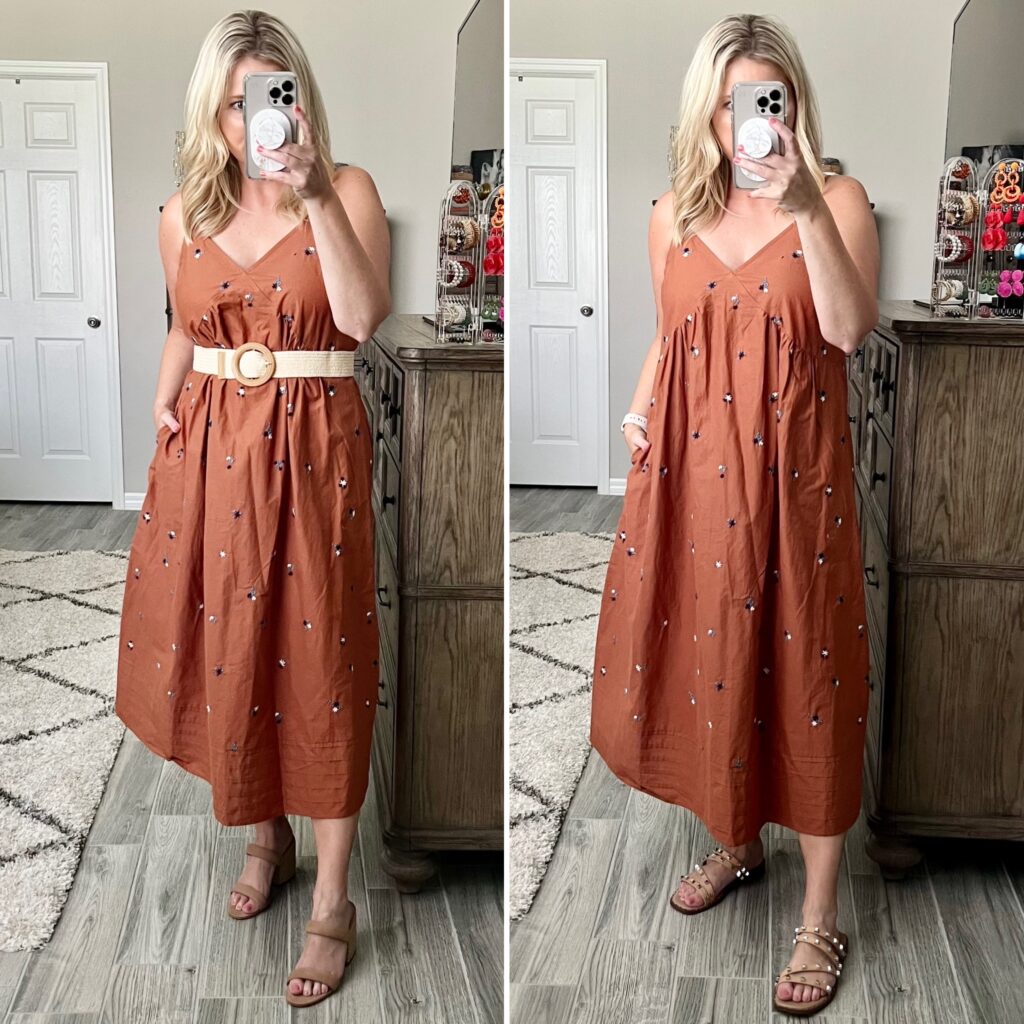 Target embroidered floral dress