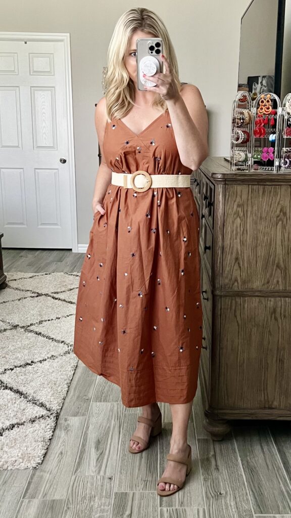 Target embroidered floral dress