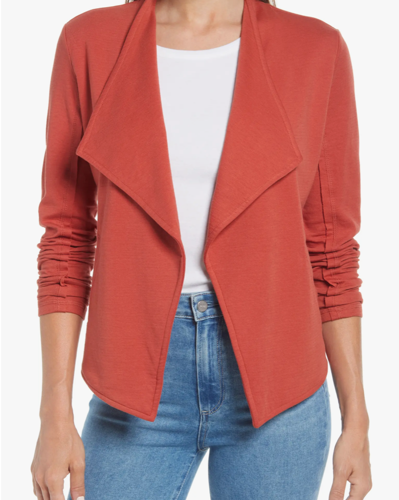 Caslon two pocket hot sale knit blazer