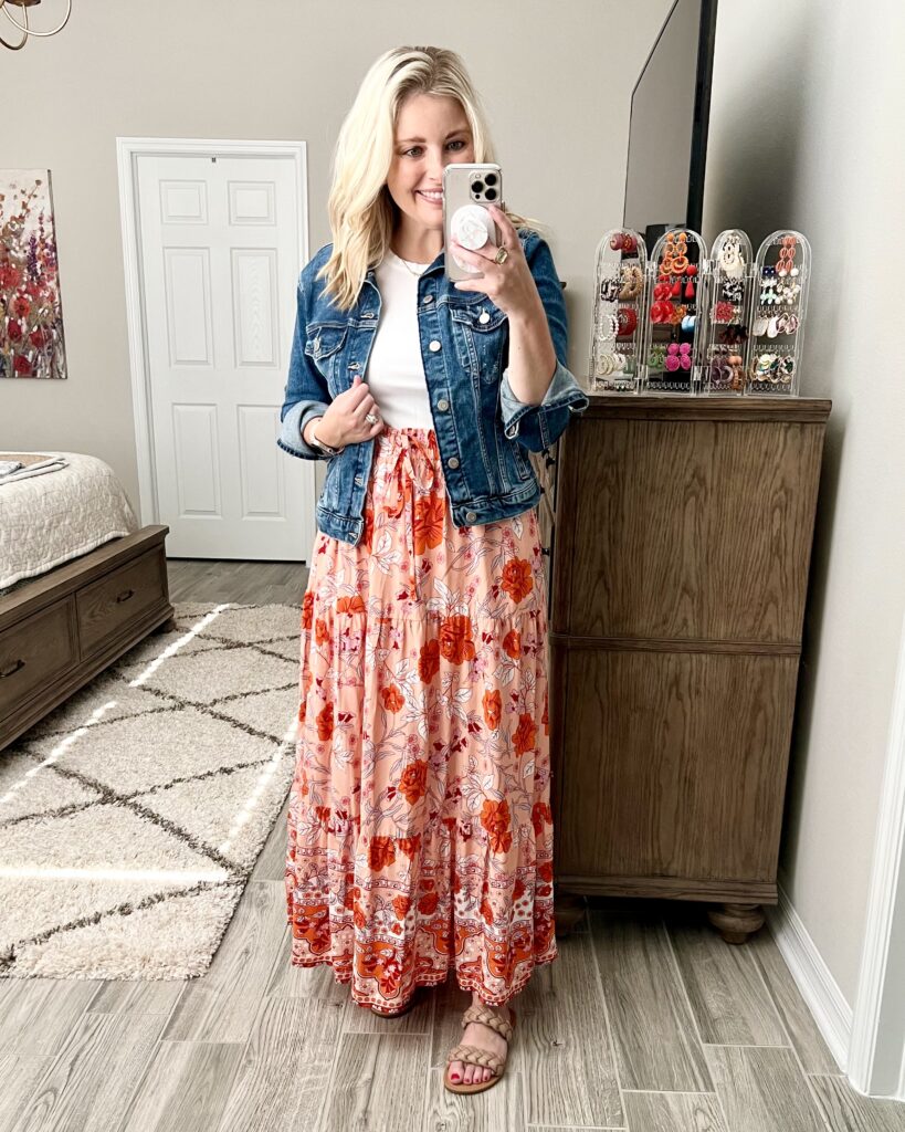 Amazon floral skirt