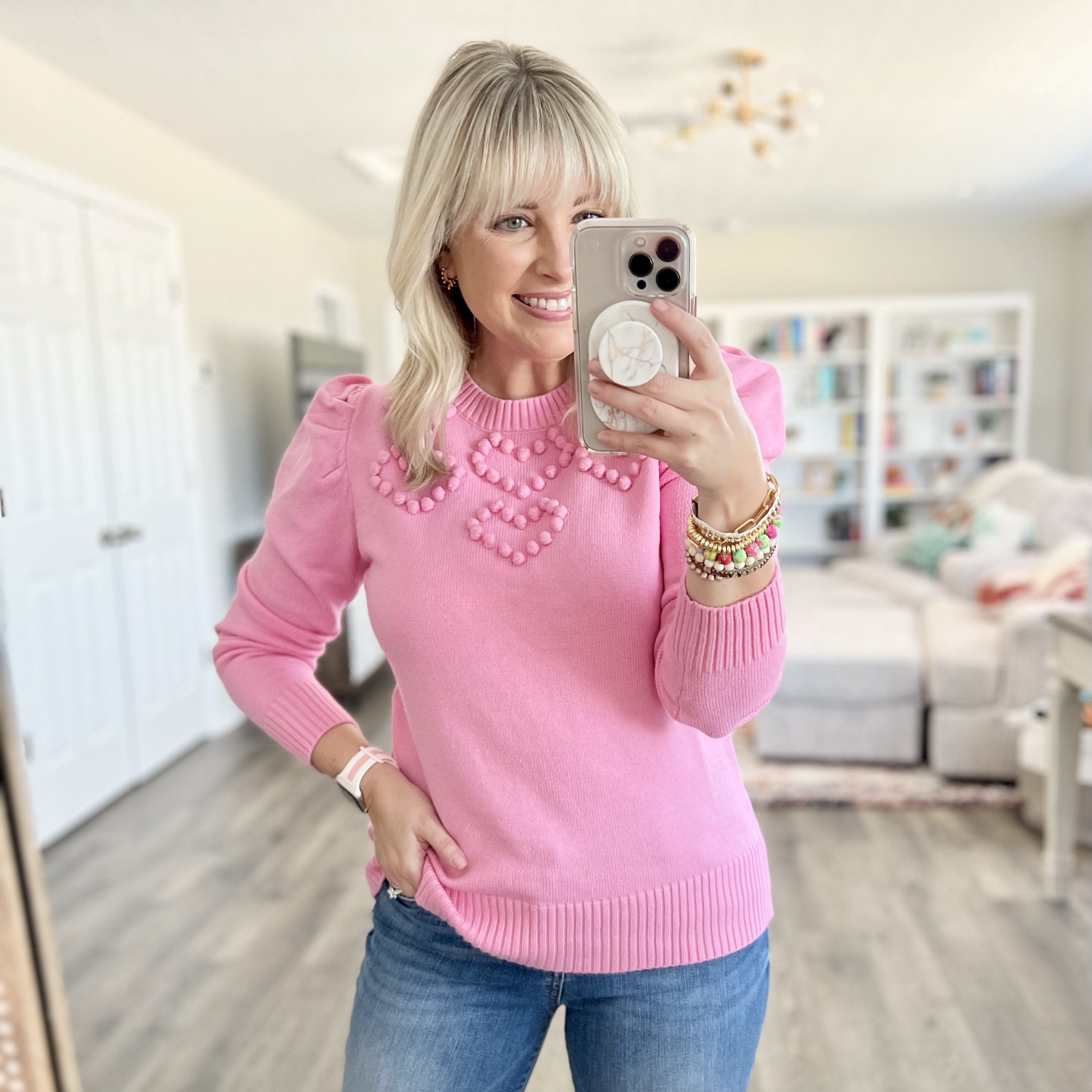 Avara Maddie heart sweater