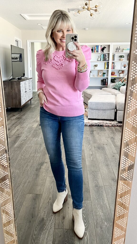 Avara Maddie heart sweater