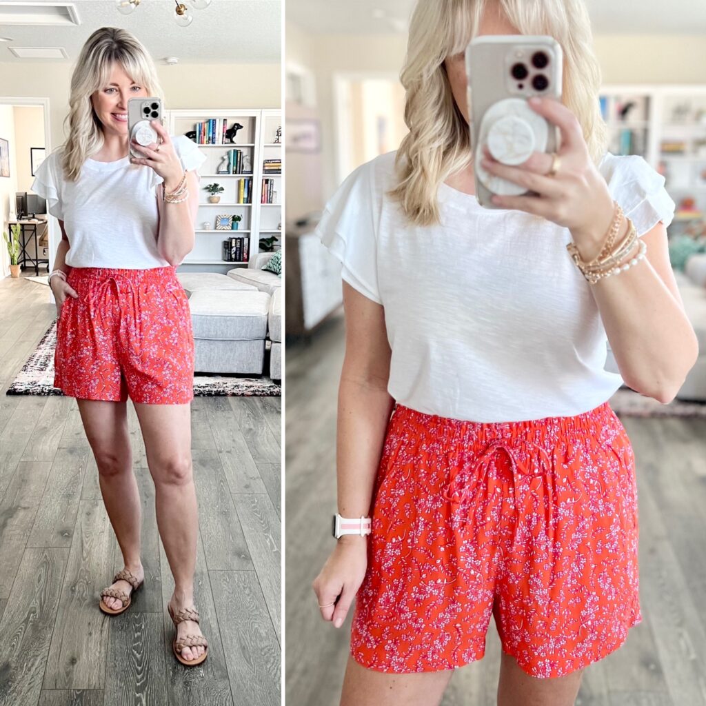 LOFT printed shorts