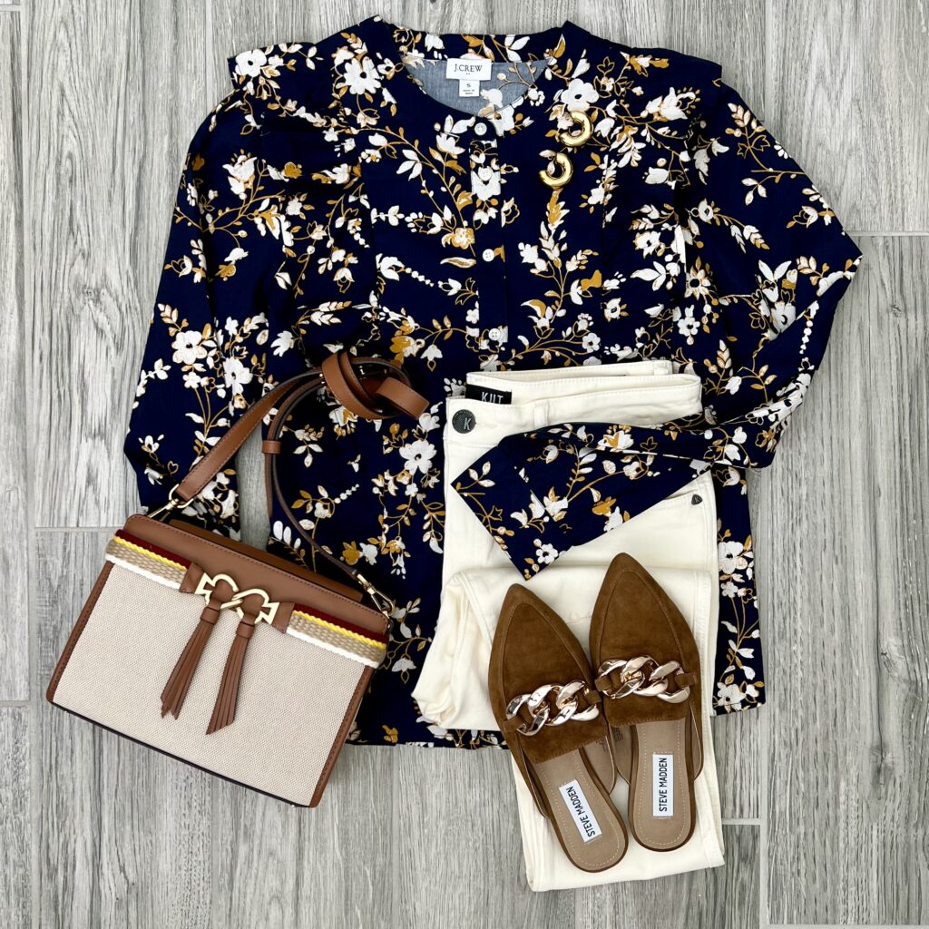 J.Crew Factory floral top